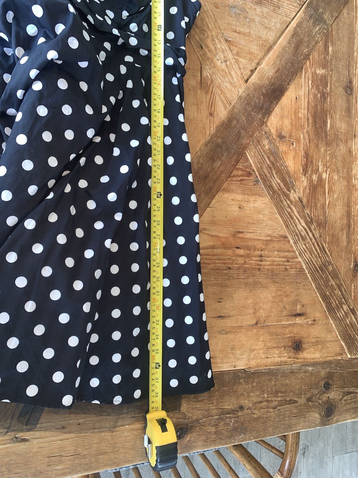 Hot Topic Juniors XXL Black & White Polka Dot Sleeveless Swing Dress Rockabilly