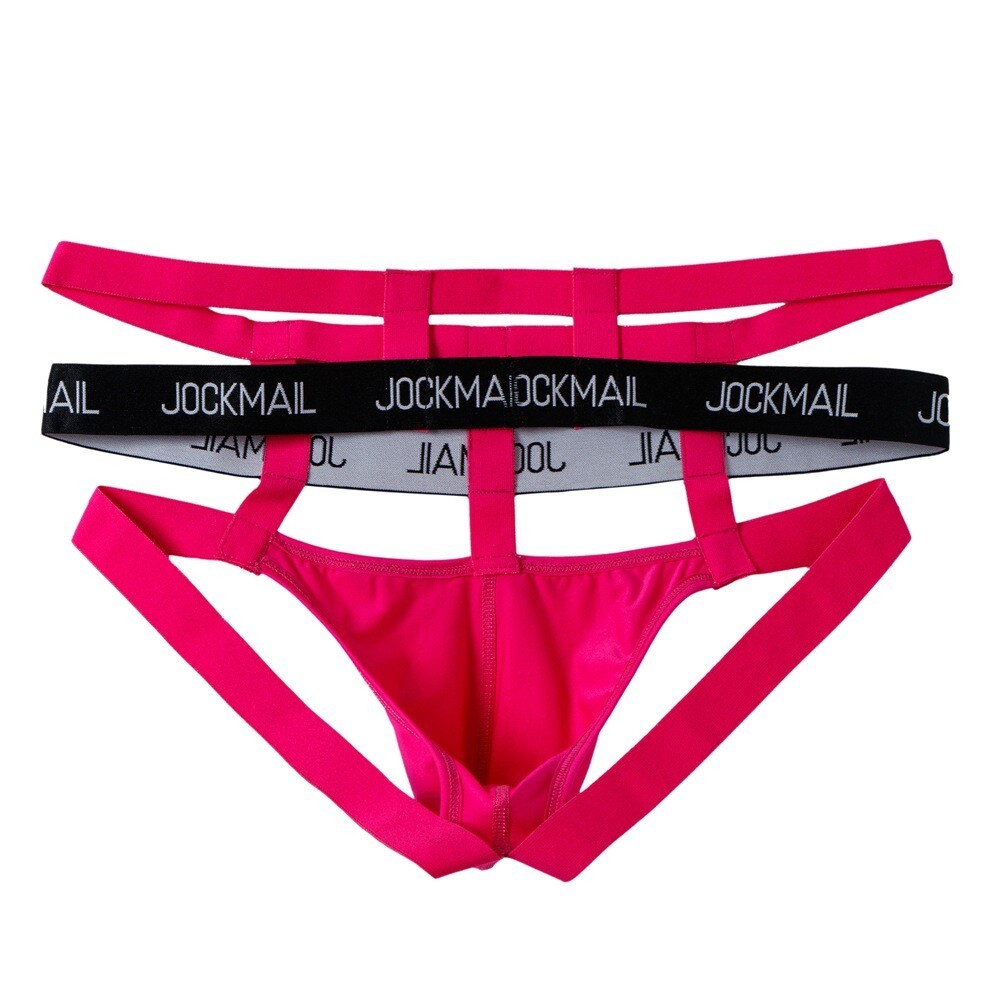 JOCKMAIL Sexy Men Underwear,Jockstrap G-string Pouch Panties Thong BIKINI Briefs