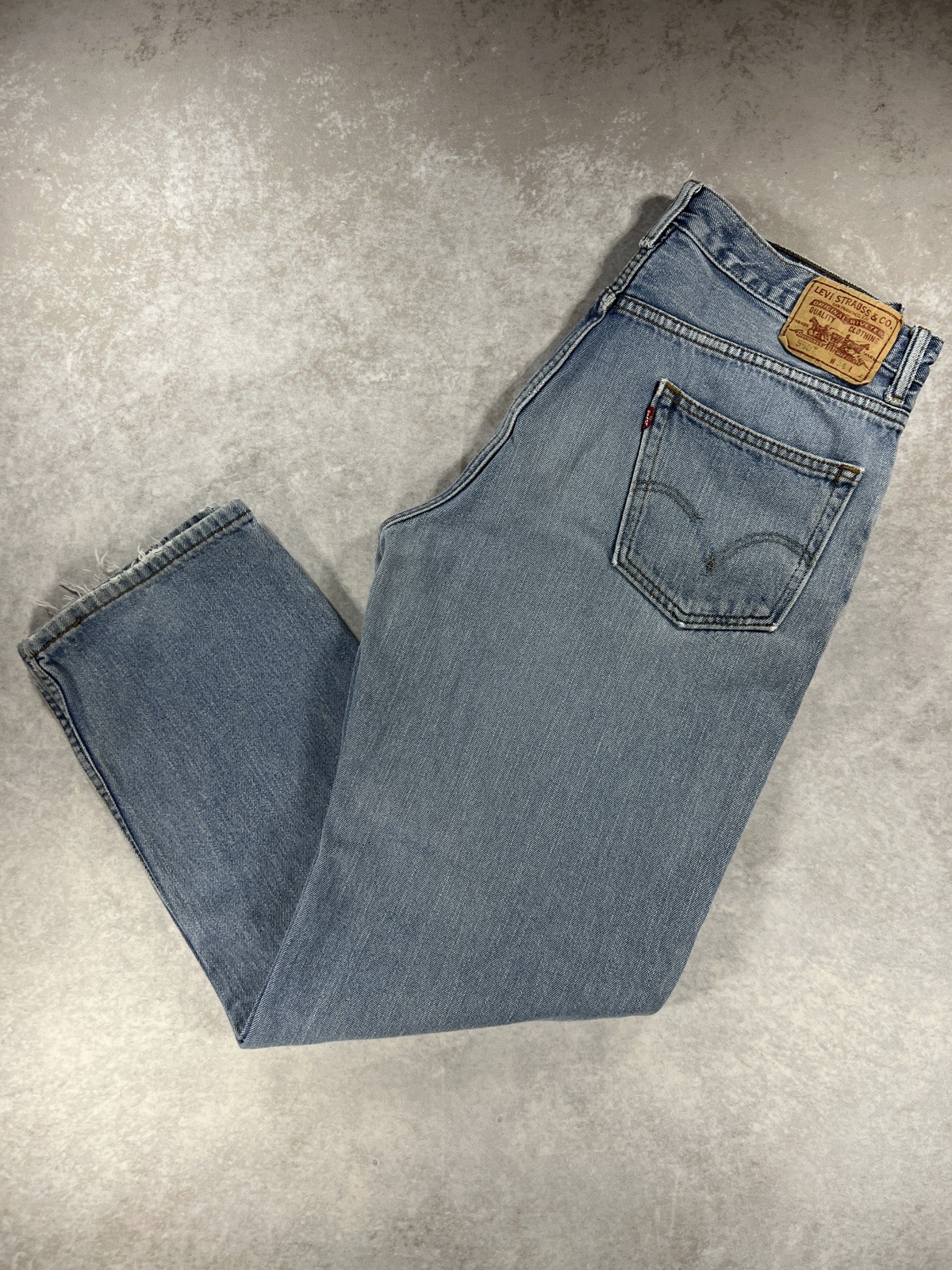 Vintage Levis 550 Straight Jeans Relaxed Fit Denim Y2K Faded Mens 36×32