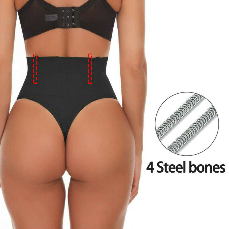 Women Sexy Thong Shapewear High Waist Belly Control Pants Body Shaper Underwear