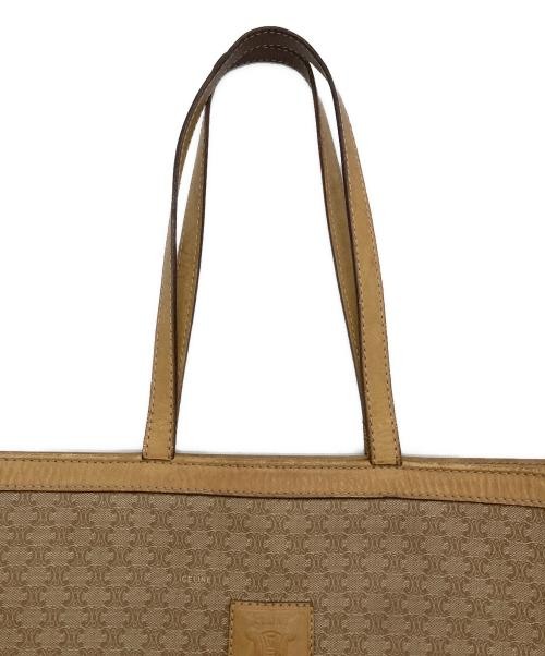 CELINE CELINE/Celine/Macadam pattern vintage tote bag beige