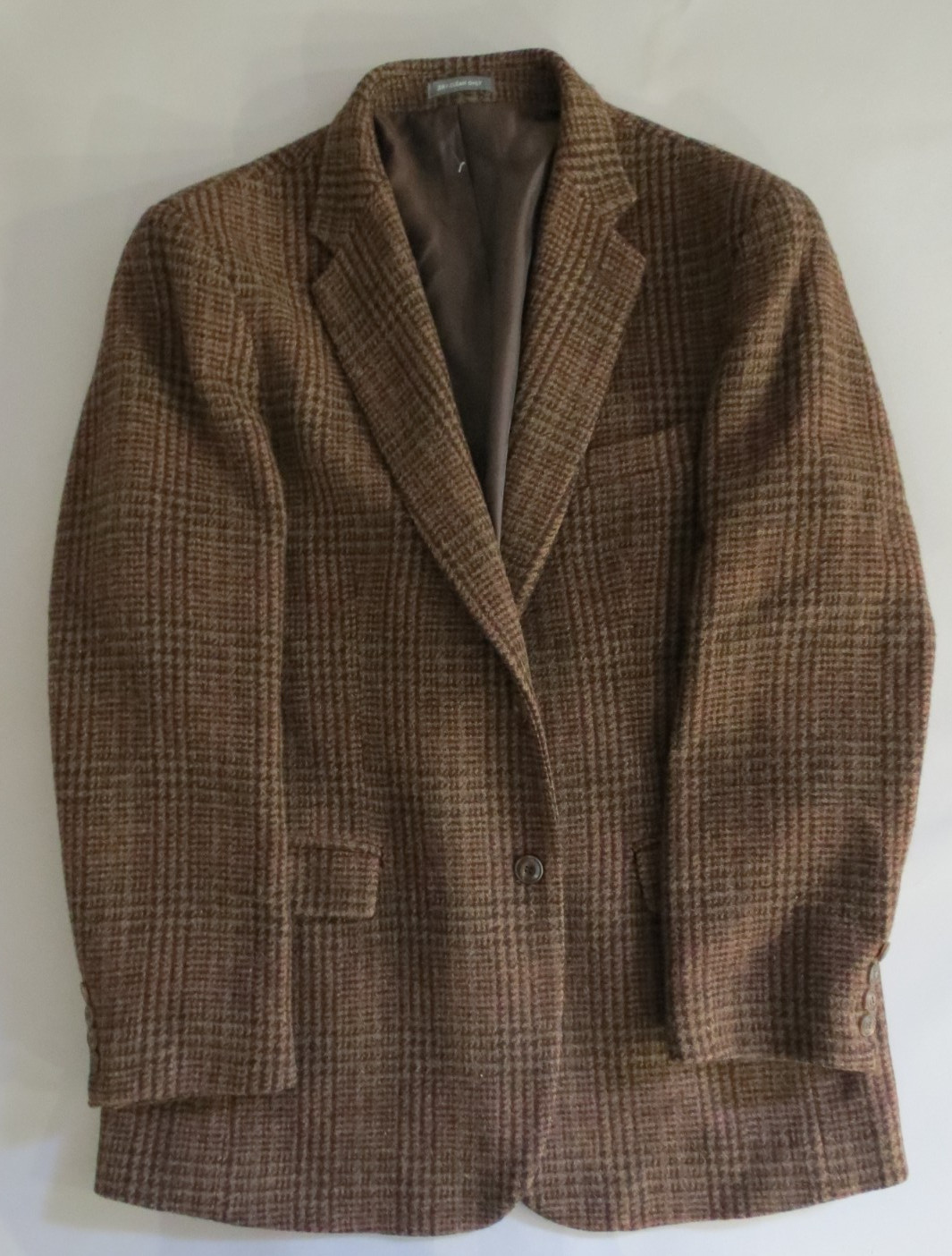 LL Bean Signature collection heavy hounds tooth tweed two button sport coat 42 R