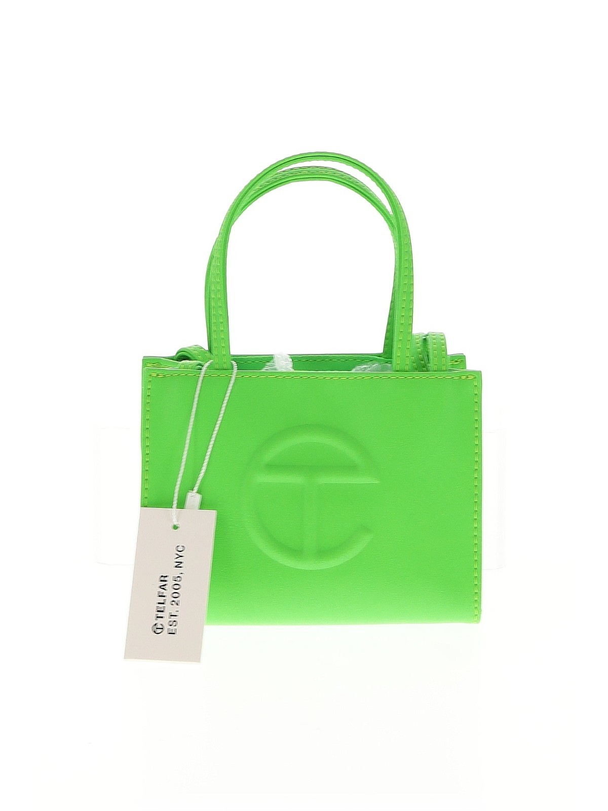 SMALL Telfar Shopping Bag HIGHLIGHER GREEN TF-012-HIGR-S NWT FAST SHIPPING