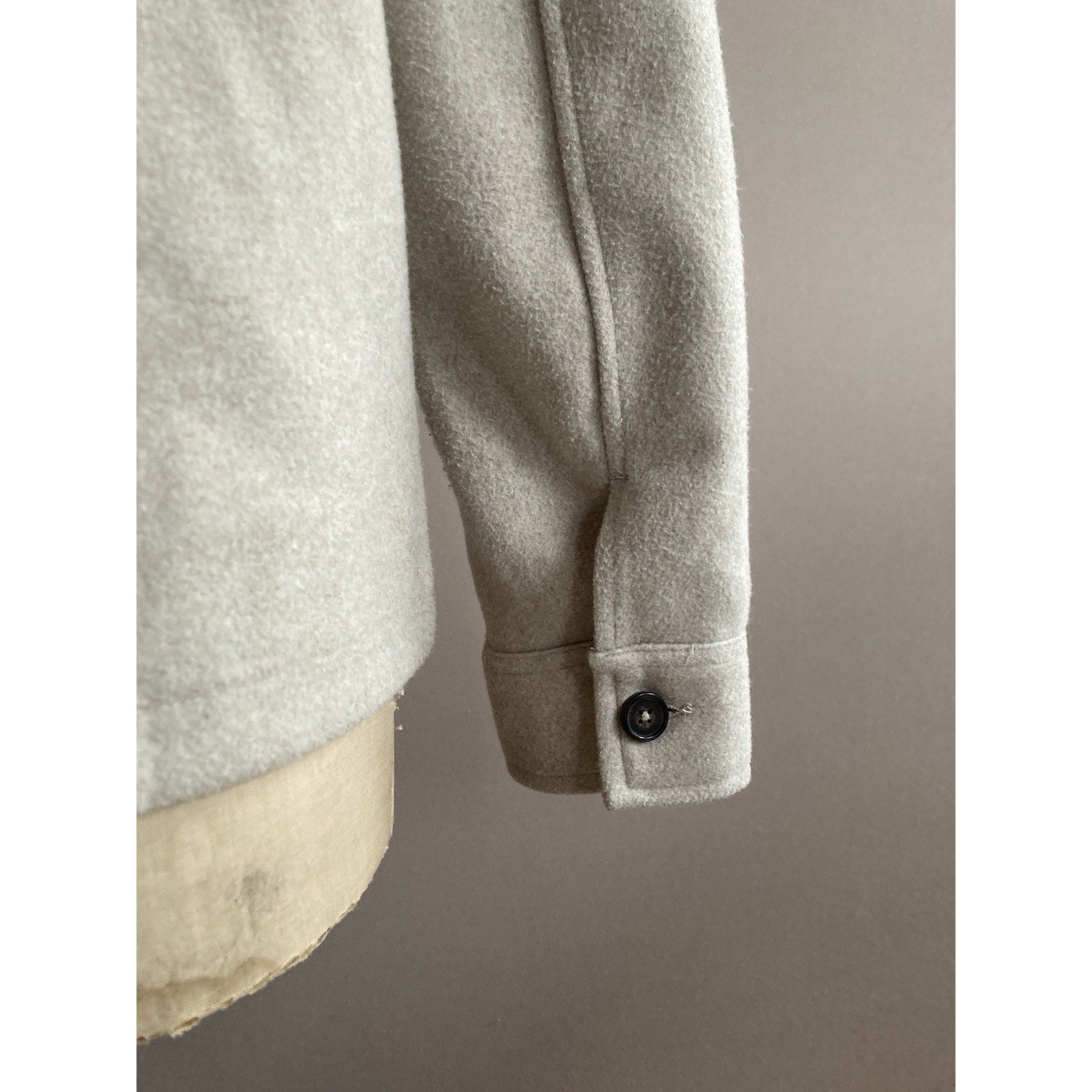 Common People Chore Jacket Mens Size L Beige Utility Worker