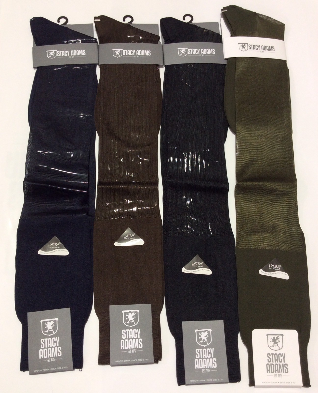 MEN’S OVER THE CALF SEXY SHEER,RIBBED,DIAMOND,ORIGINS, STACY ADAMS SOCKS $14.99e