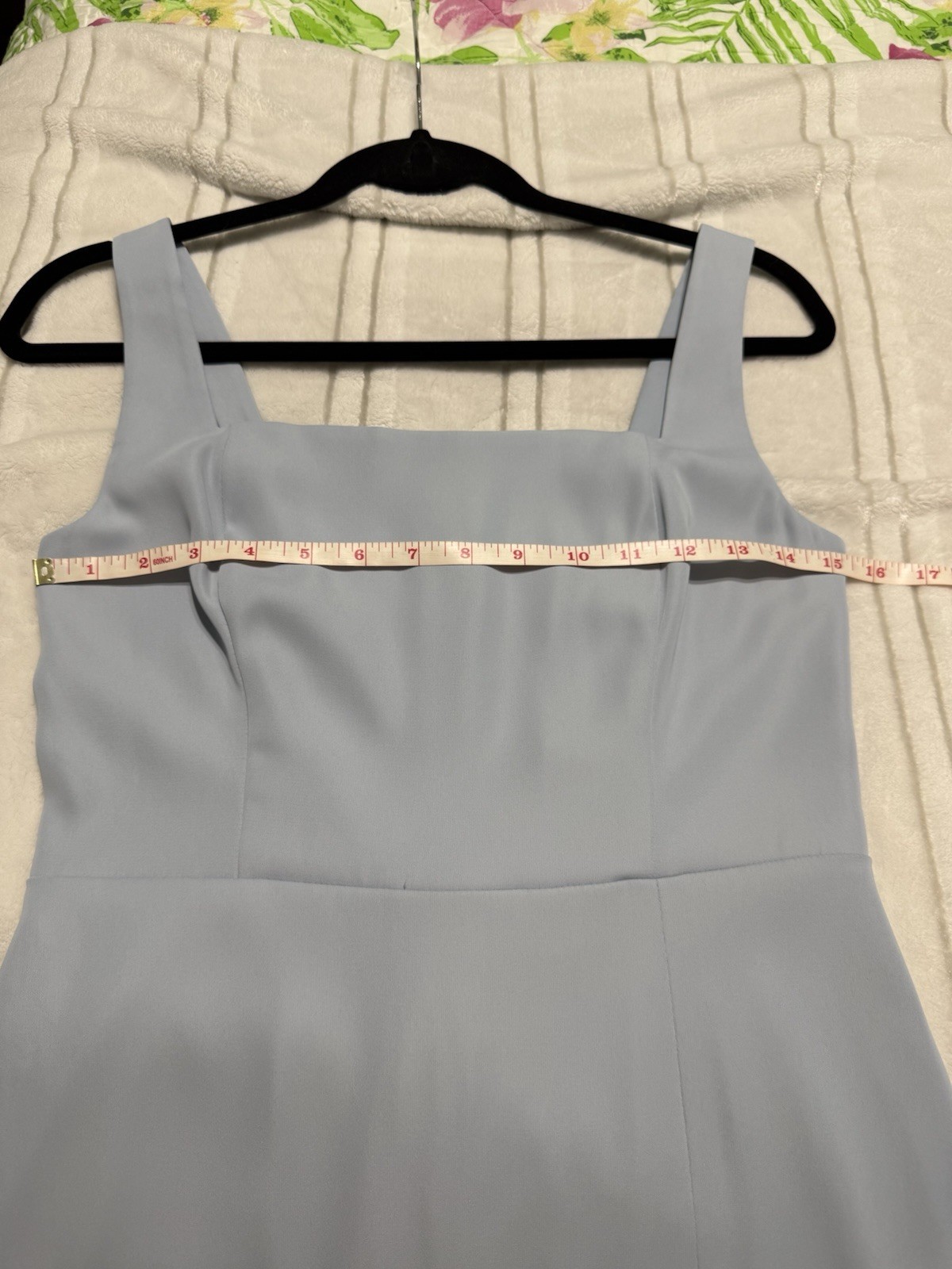 Babaton ’90s Slit Satin Midi Dress from Aritzia in Dew Blue Size 6