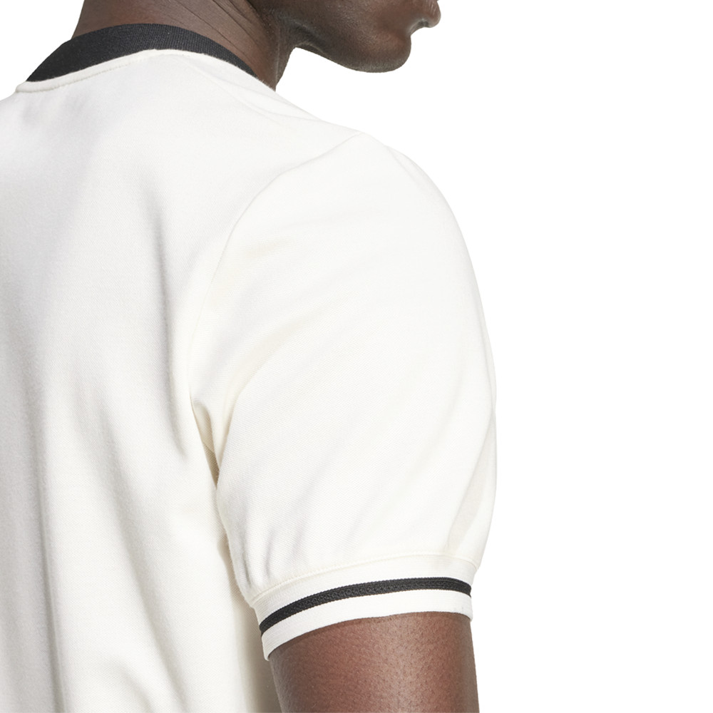 adidas Heritage Crew Neck Short Sleeve T-Shirt Mens White Casual Tops JC6742
