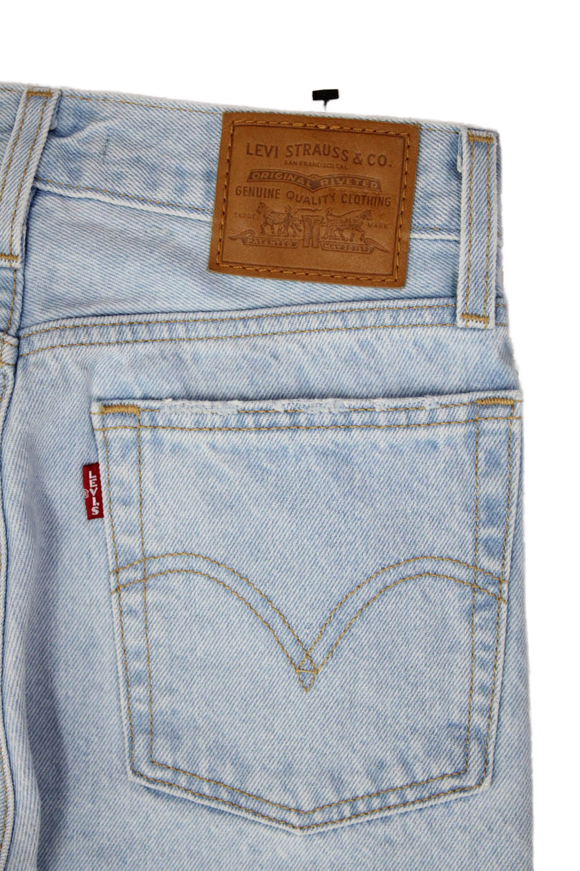 Levis Women Light Blue High Waist Straight Jeans Size 24