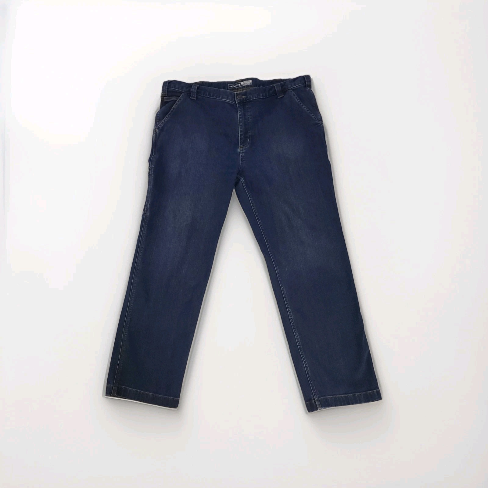 Mens Carhartt Rugged Flex Relaxed Fit Utility Jean 42×30 EUC Model BD 2808-M
