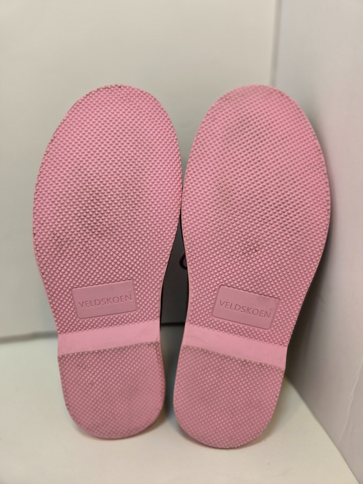 Veldskoen Heritage Uhamo Brown Suede Chukka Boots Pink Soles Men’s Size 8