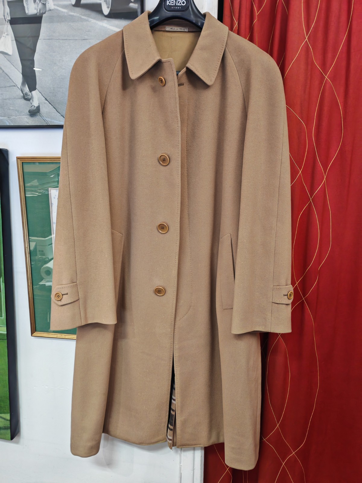 Italian Chic Corneliani 1000€ Men’s Coat Size L Made In Italy