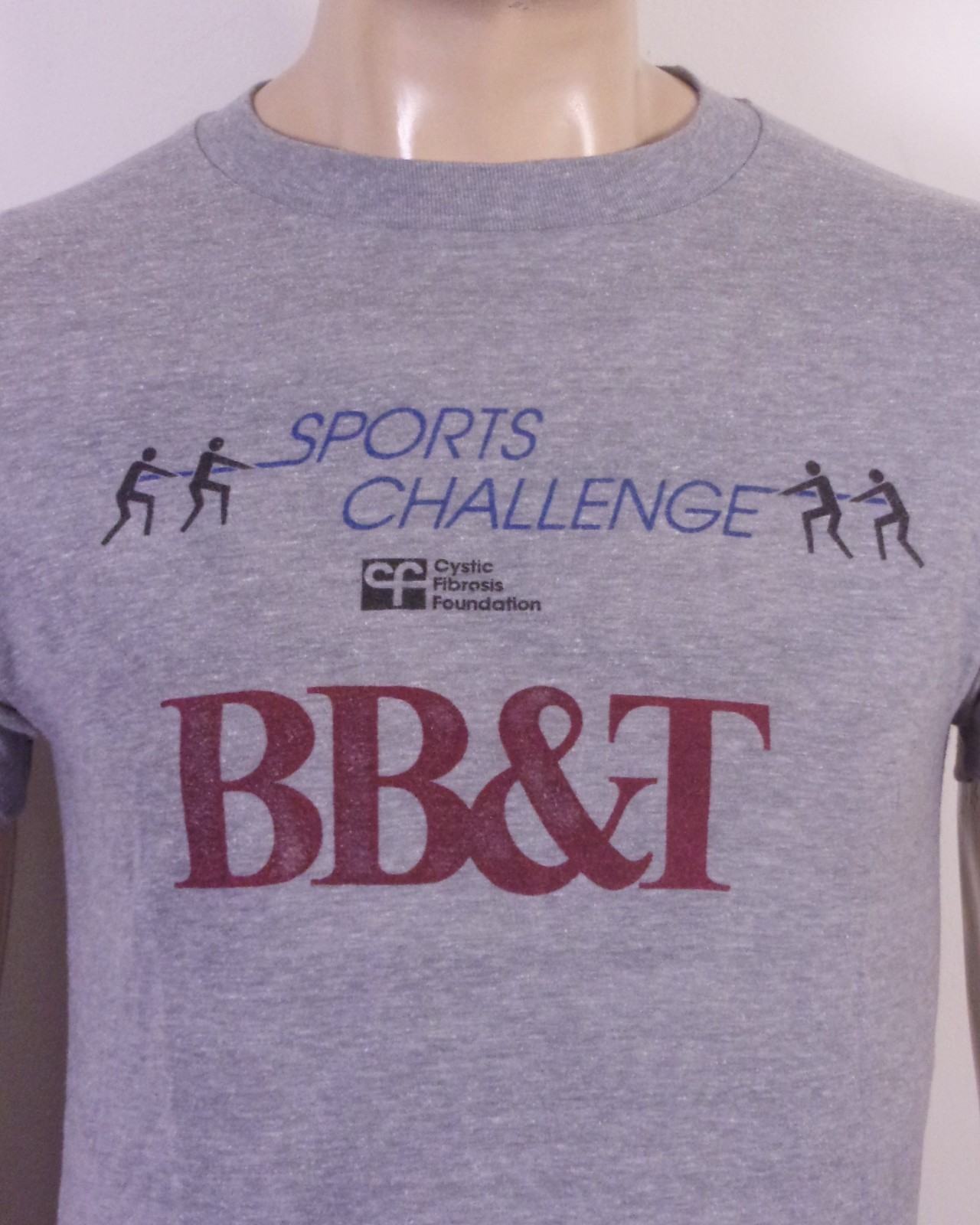 vintage 80s Cystic Fibrosis Foundation BB&T T-Shirt USA single stitch soft L