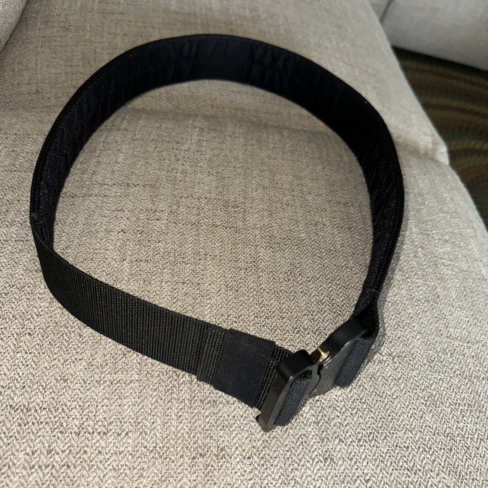 NWT Safe Life Defense Tactical Belt M Black Duty Cobra Pro Style Buckle USA 2PC