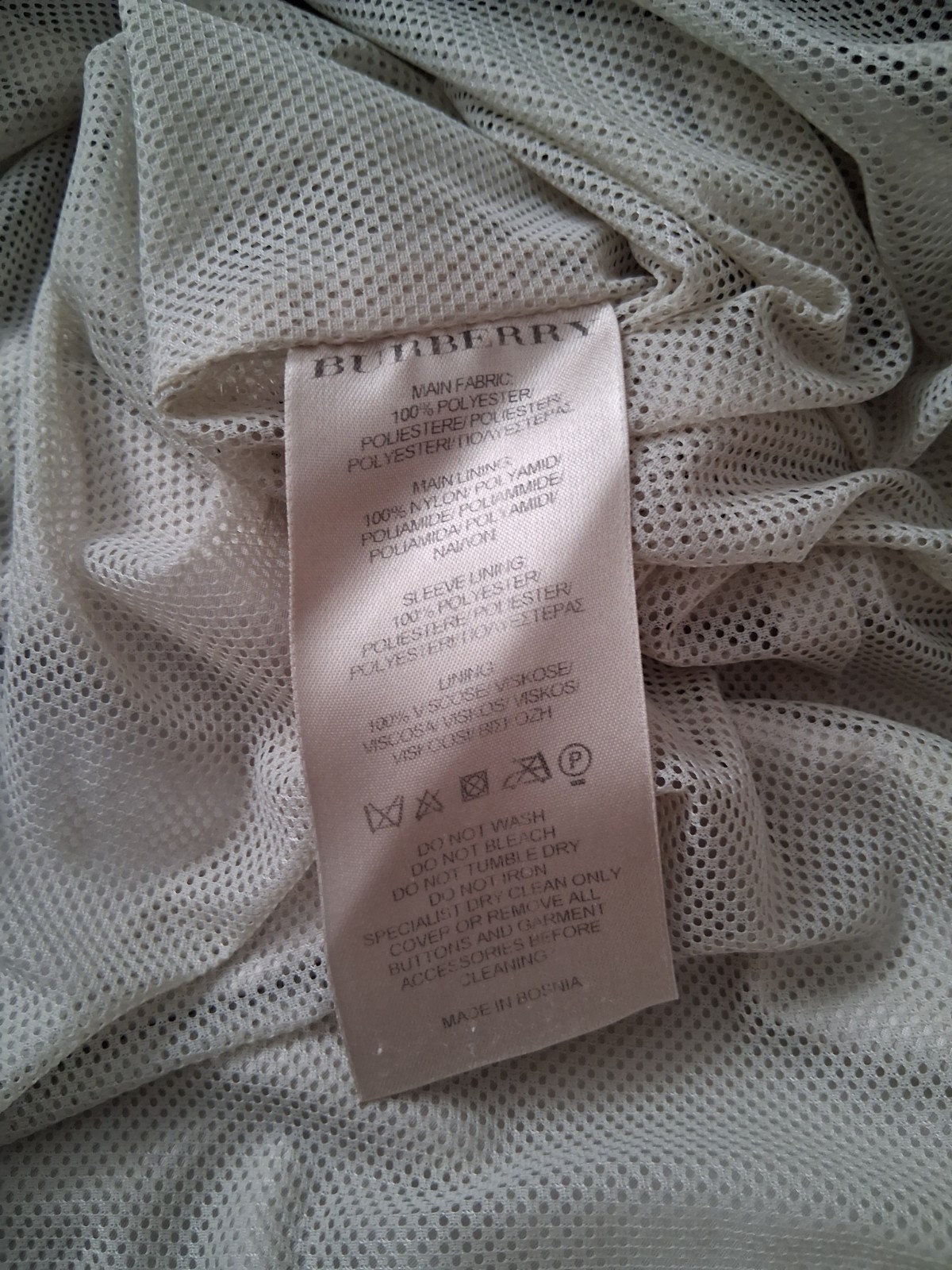 Burberry Brit Beige Double-Breasted Belted Long Trench Coat Pockets UK 6