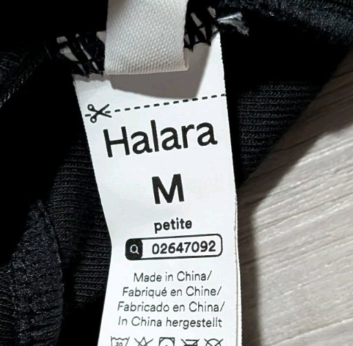 Halara Ribbed Tube Backless Jumpsuit w/ Pockets Black Sz M Petite NWT