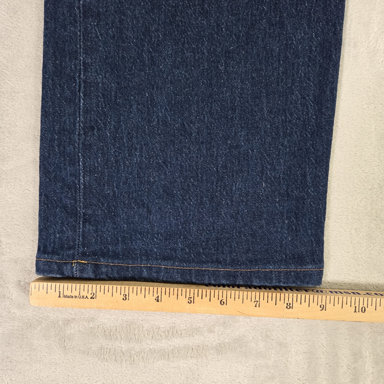 Levi’s Premium 501 ’93 Straight Leg Jeans Mens 40×26 Blue Medium Wash Button Fly