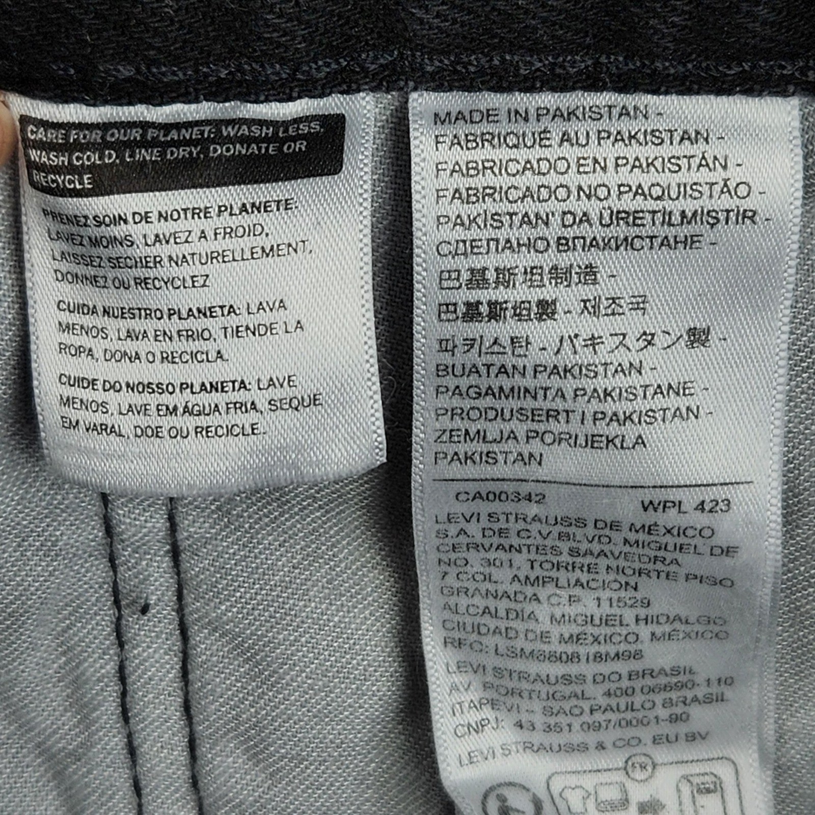 Levis 565 Jeans Mens 29×32 Faded Black 97 Loose Straight Denim A7221-0005 NEW