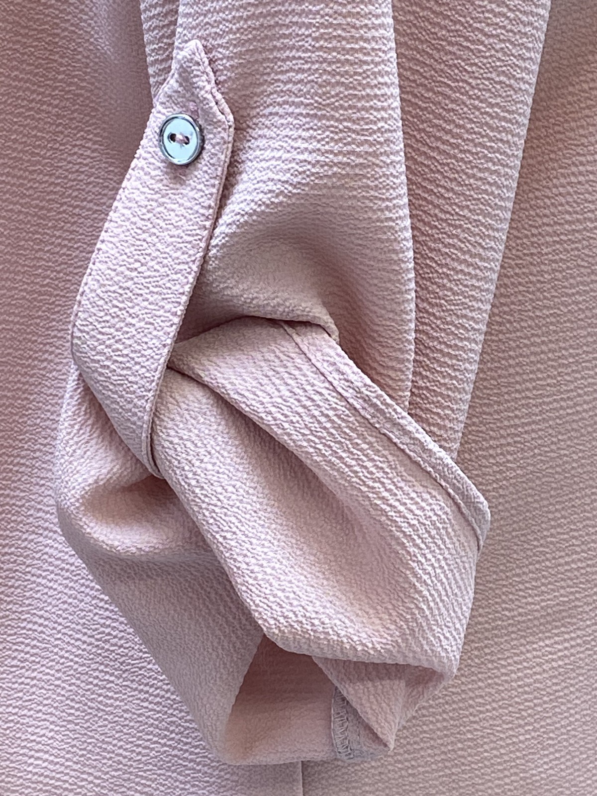 Roman Originals Light Pink Long Tunic Top Notch Neckline & Decorative Button 16