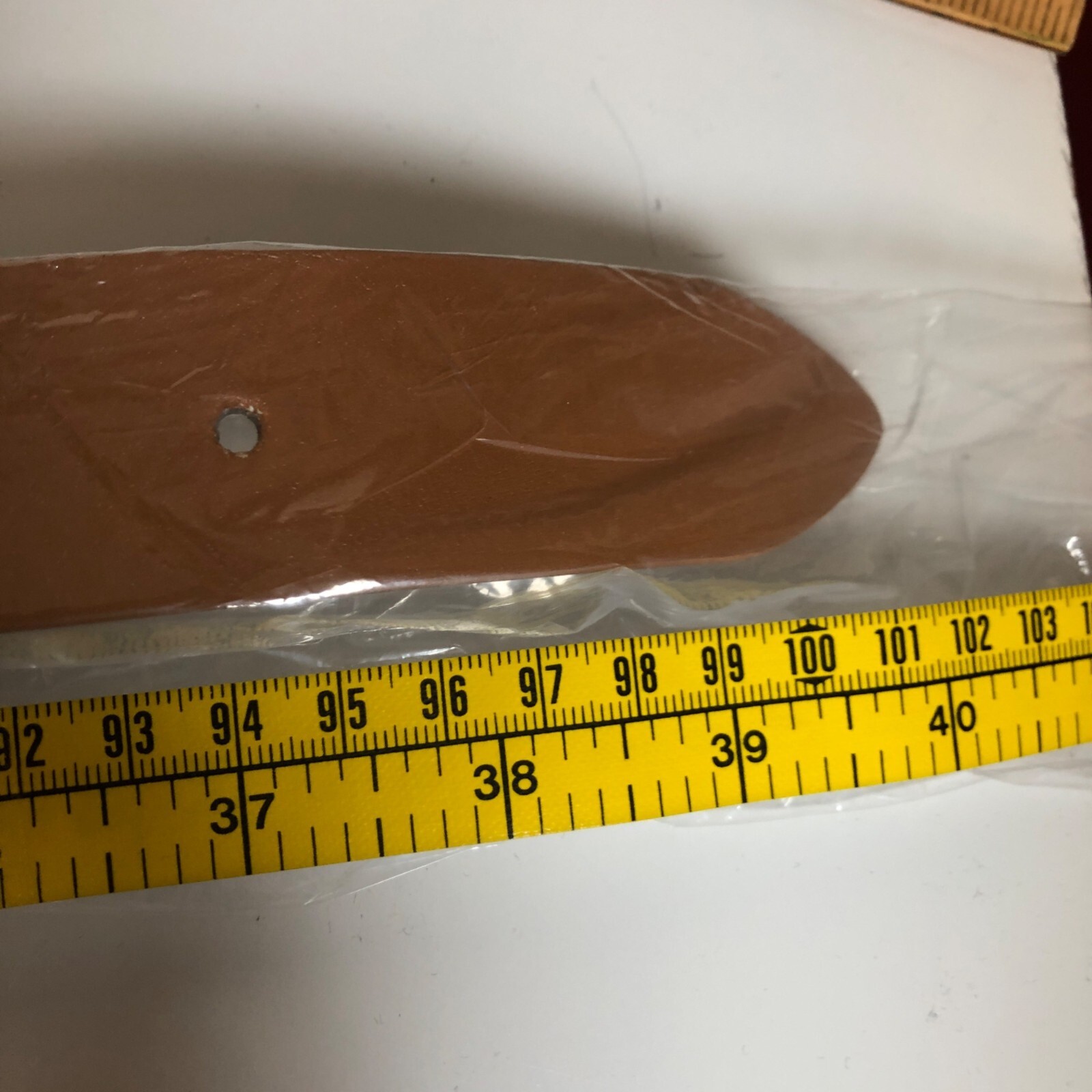 Ssumday Leather Belt Womens Size Medium Reversible 1.3in Brown Tan