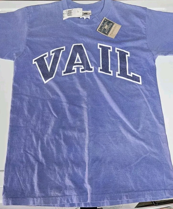 Deadstock NWT OARSMAN 913 VAIL Colorado T SHIRT Mens S USA Made