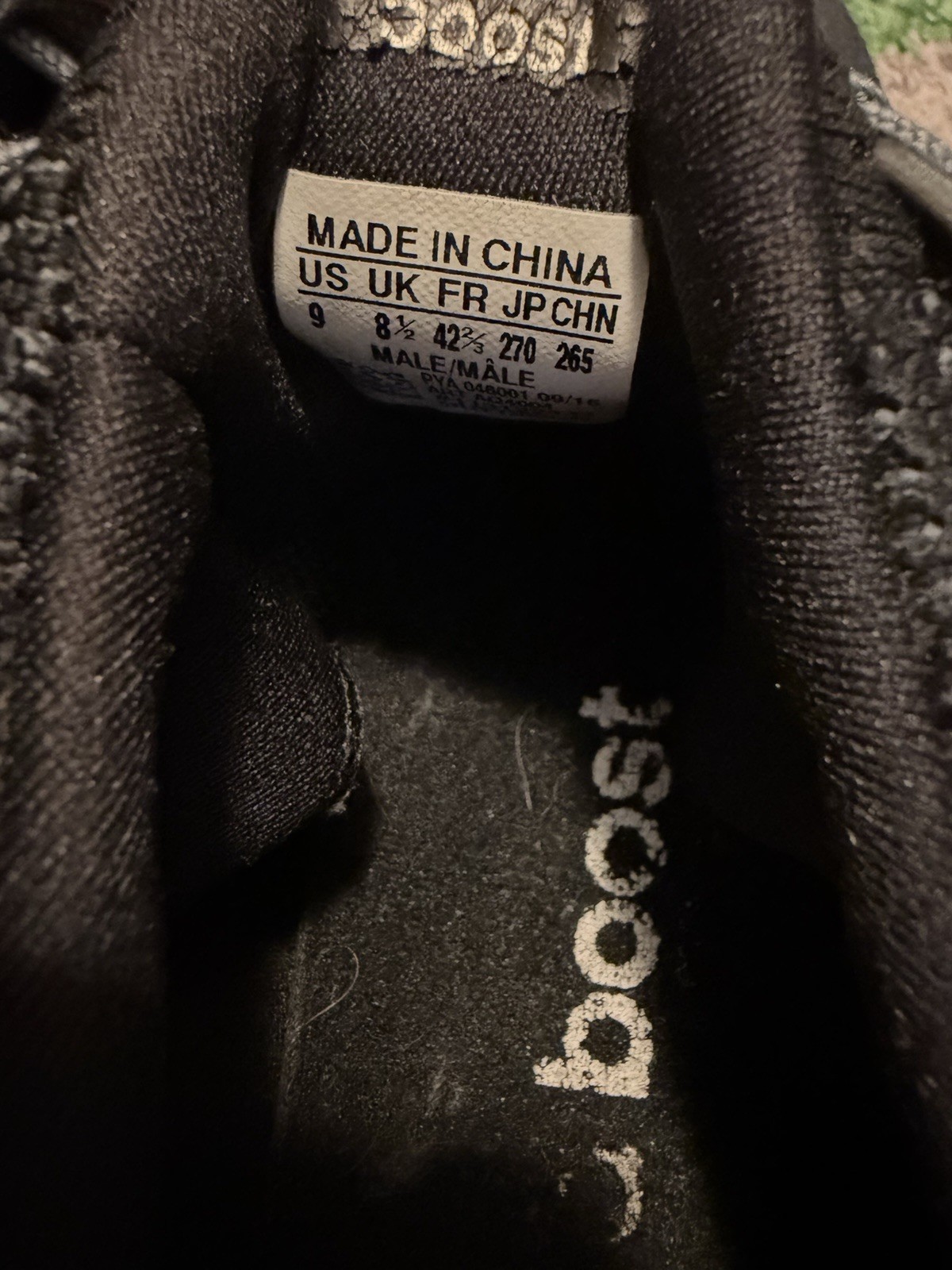 Adidas Ultra Boost 2.0 Black Grey Gradient Mens Size 9