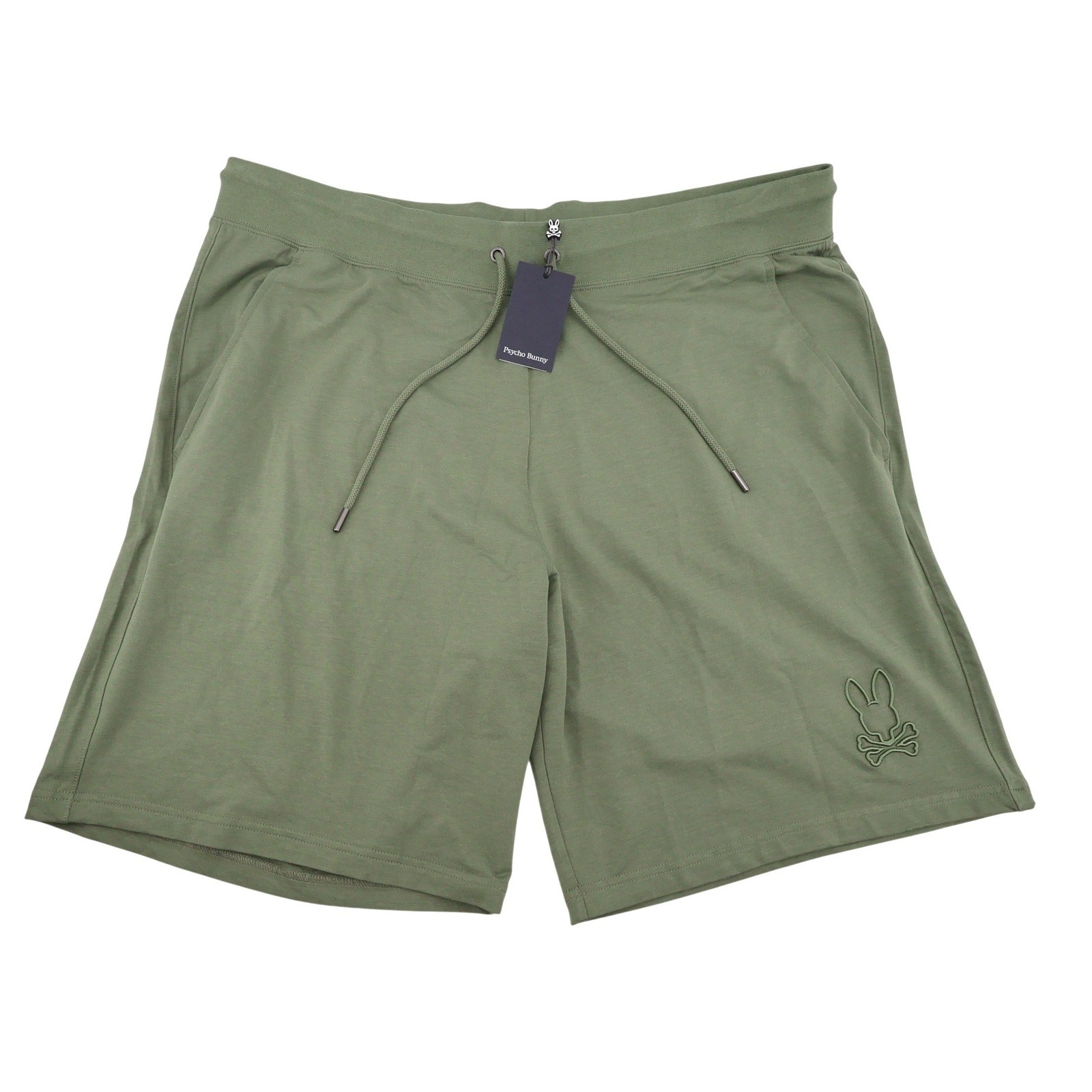 NEW Psycho Bunny Levanzo Micro French Terry Sweatshort Sea Spray Mens 3XL $110
