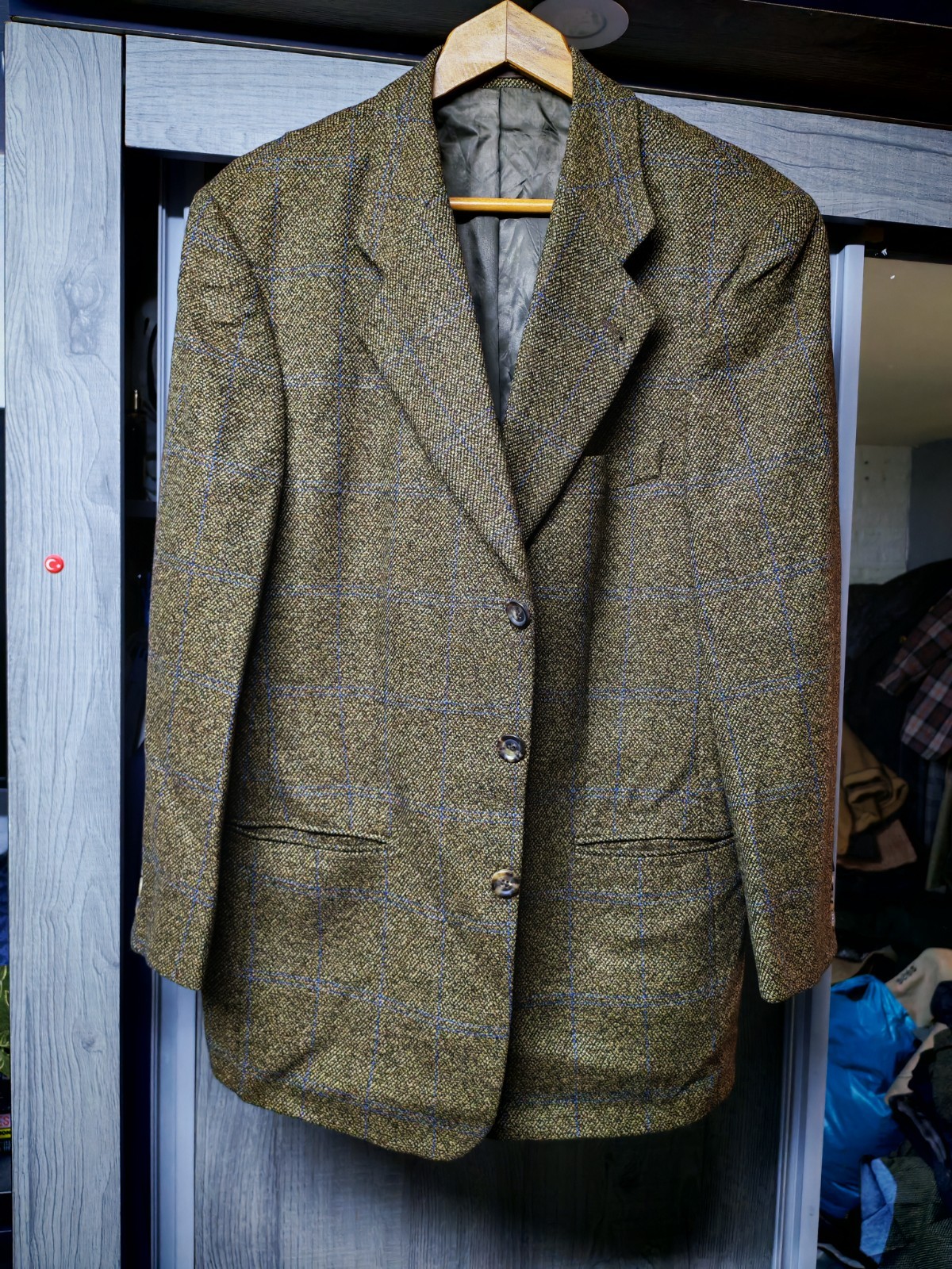 Vintage Strellson cloth Loro Piana Wool Cashmere classic sport coat blazer 42R