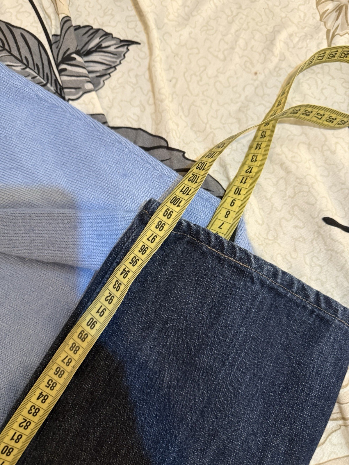 34×30 YSL Jeans Pants Big Logo Indigo Selvedge Yves Saint Laurent Y2K