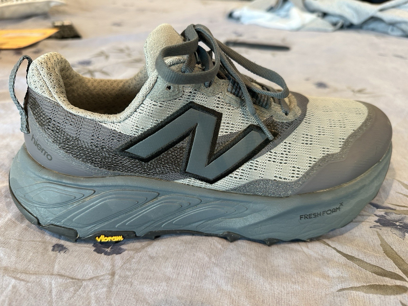 Worn Once! Men’s FRESH FOAM X HIERRO V9 Slate 8.5 wide