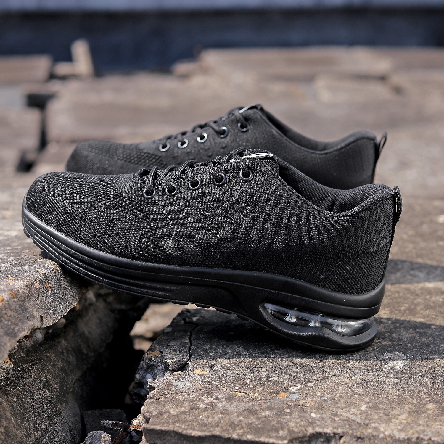 Safety Shoes Men Work Sneakers Steel Toe Work Shoes light Breathable Mesh shoes