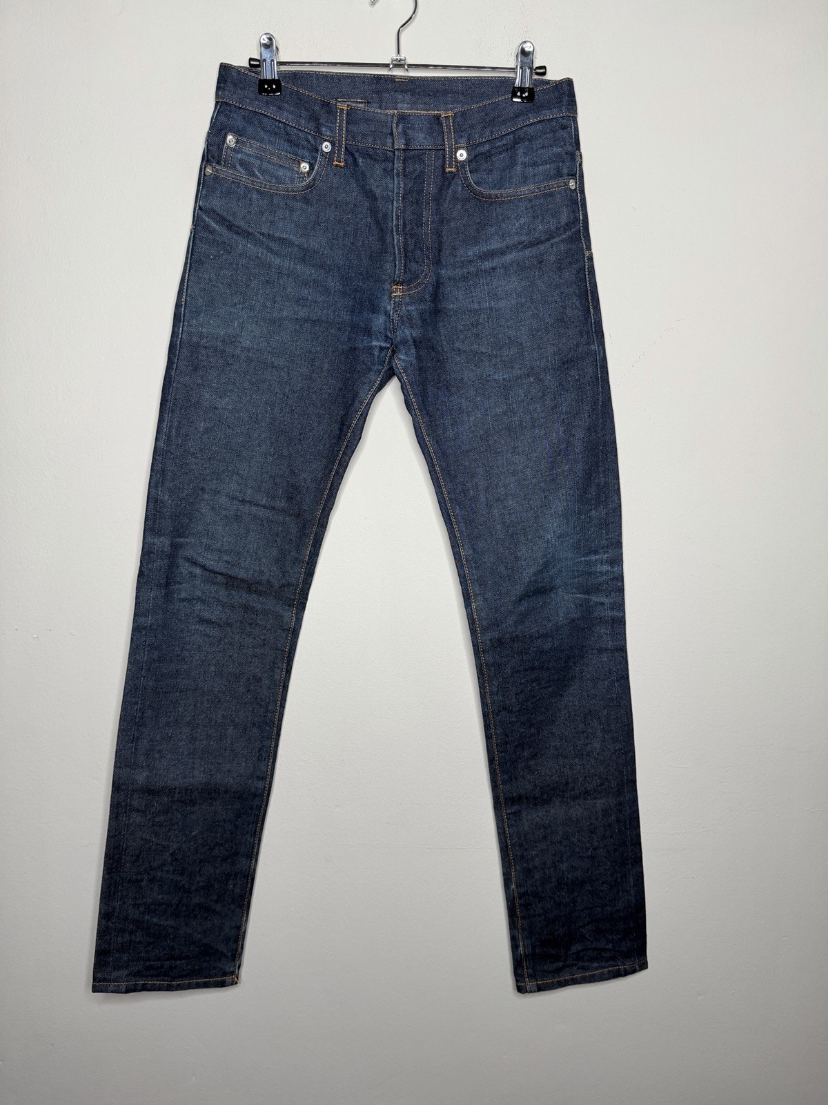 Dior Homme Men’s Dark Indigo Slim Jeans – Size 27 – 17CM – EXCELLENT