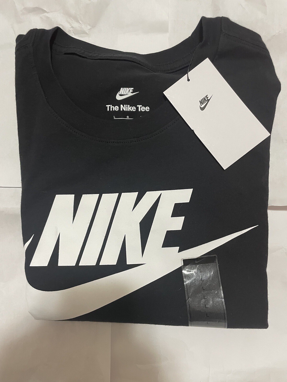 Nike Men’s T-Shirt Athletic Logo Swoosh Printed Active Short Sleeve Tee