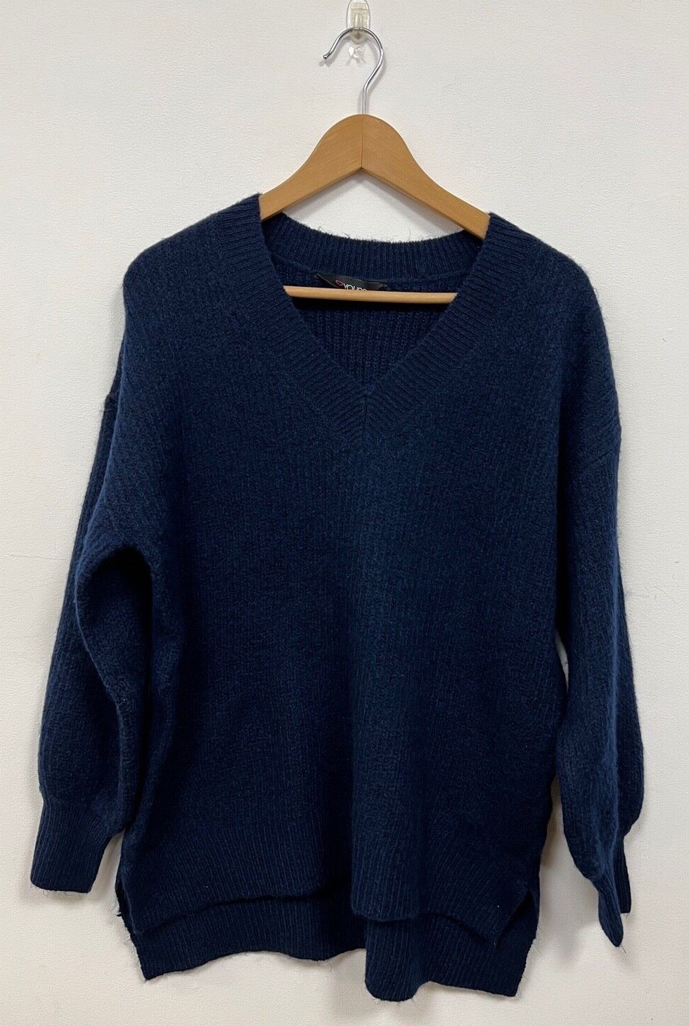 Ladies Ex Yours Plus Size V-Neck Jumper Size 16 18 20 22-24 26-28 30-32 34-36