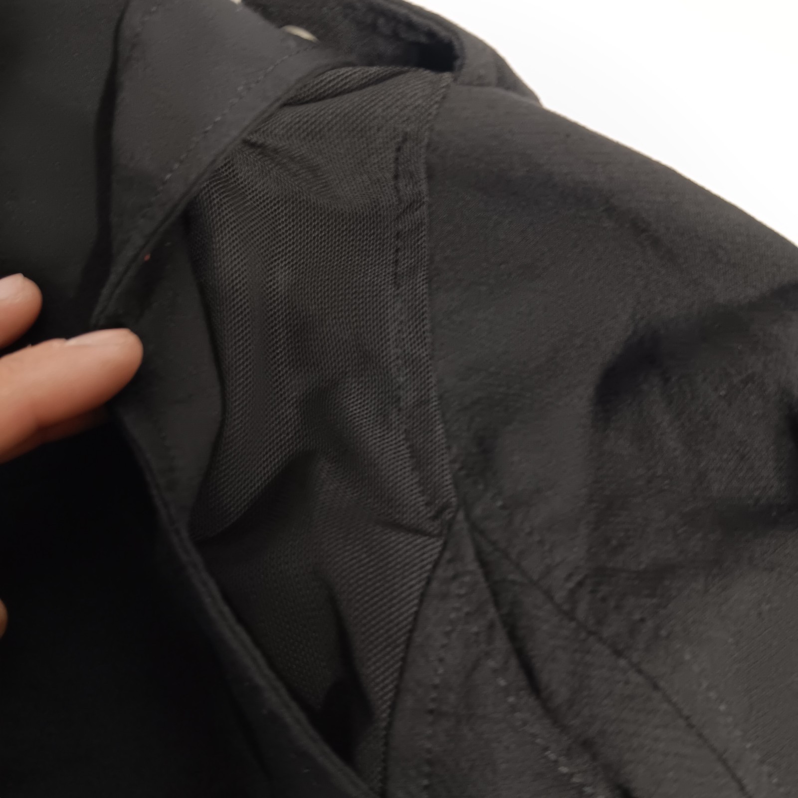 Blank NYC Crepe Moto Jacket Biker Zip Snap Adjust Belt Black Size S