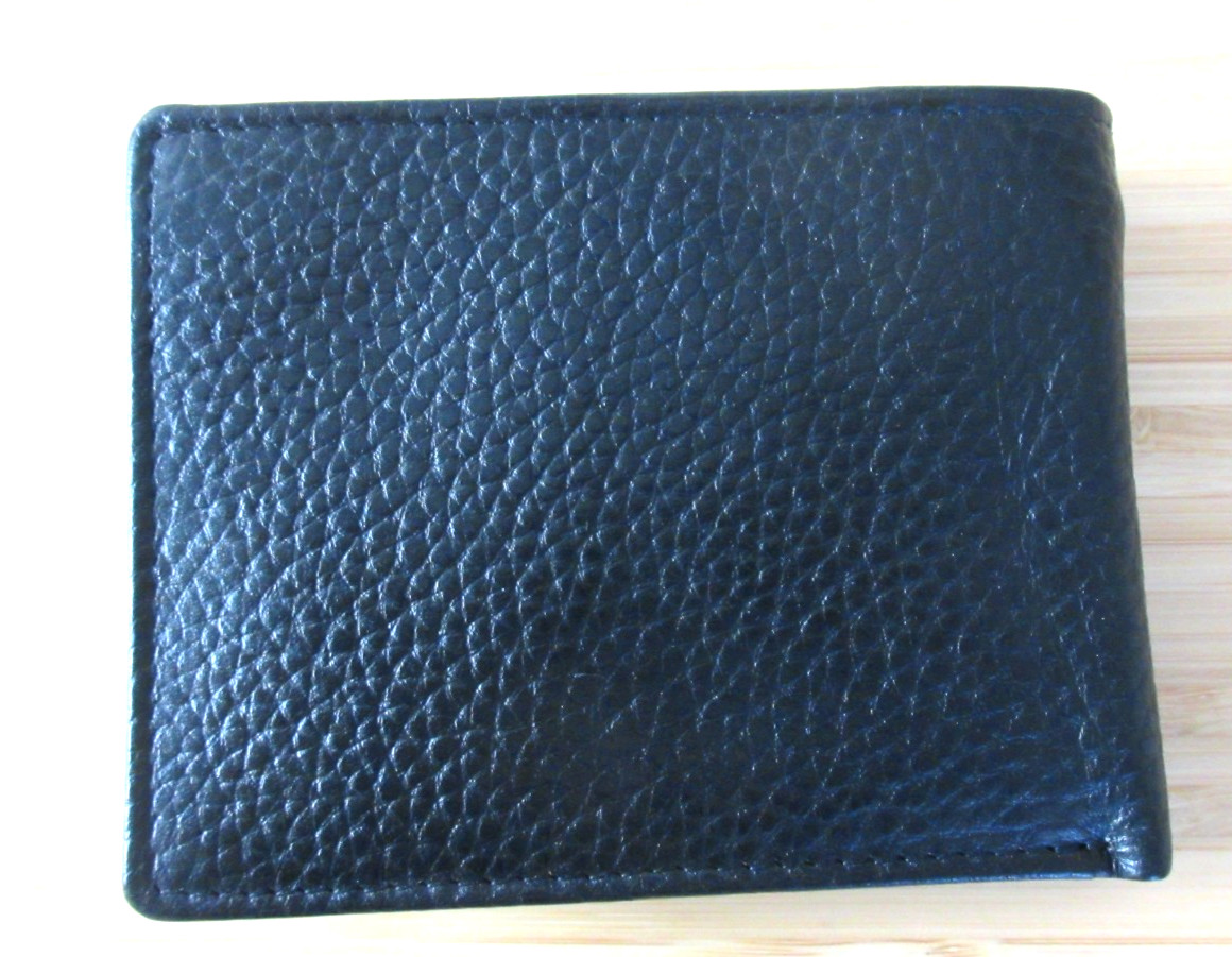 American Bison Buffalo Nickel 2 Tone Rodeo Bifold Leather Wallet Black Brown NEW