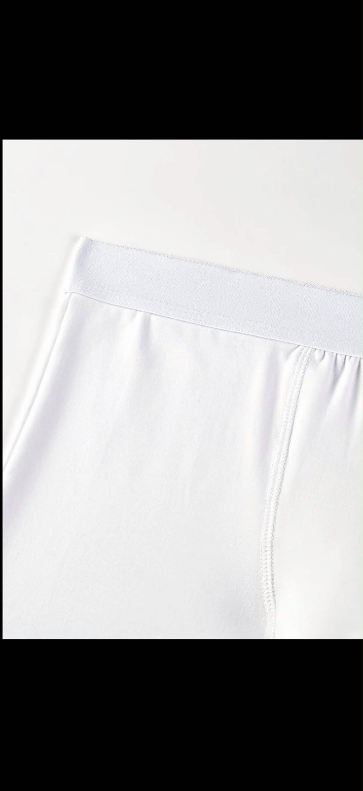 Men’s Solid White Boxer Brief Underwear 10-Pack Size S Regular