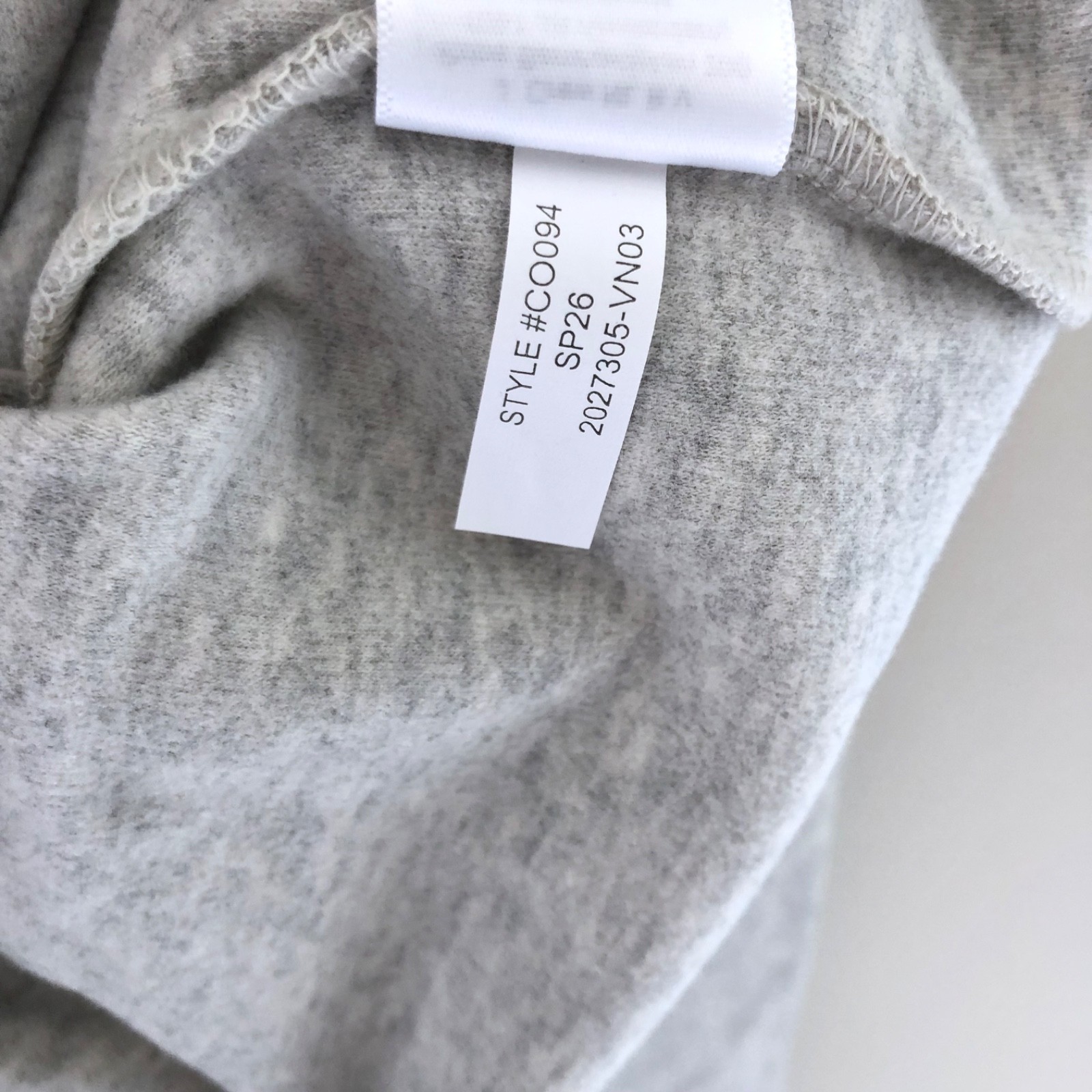 NWT J.Crew Factory XL Crewneck Sweatshirt in Cloudspun Yarn Heather Dusk Gray