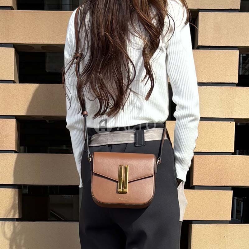 Spring Summer 2025 Arrival DEMELLIER N114 SMALL VANCOUVER Leather Bag Shoulder B