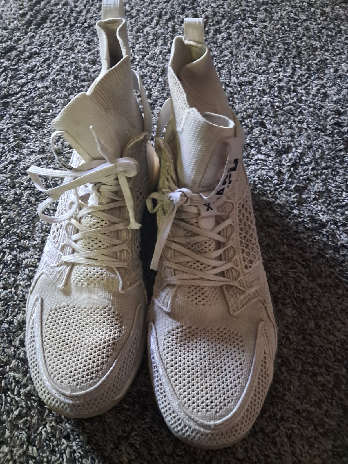 APL Concept X -Banned in NBA- All White HEAVILY WORN-Size 11