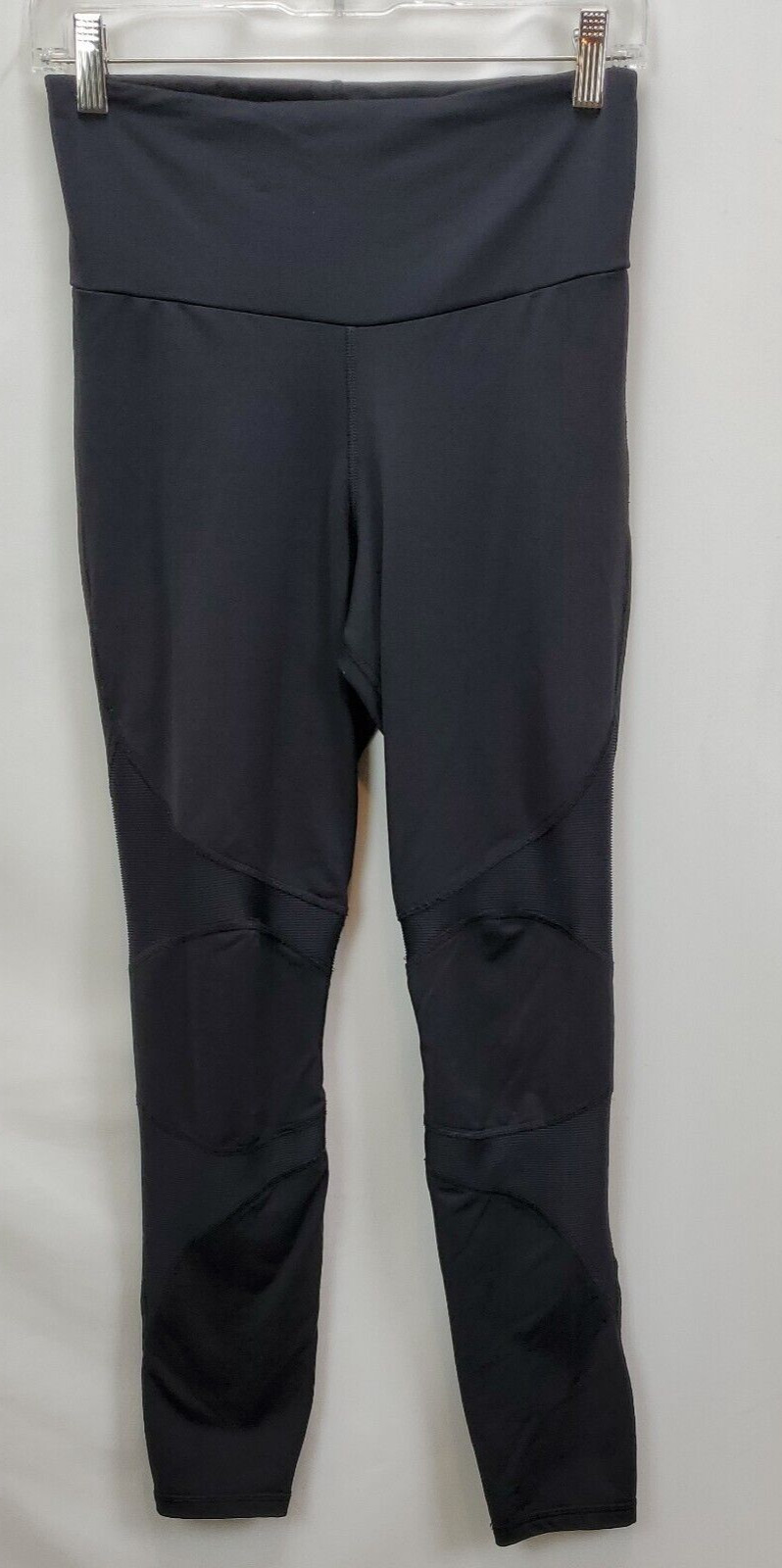 Michi Womens High Rise Leggings Pants Size Medium Black Moto Tight Yoga Running