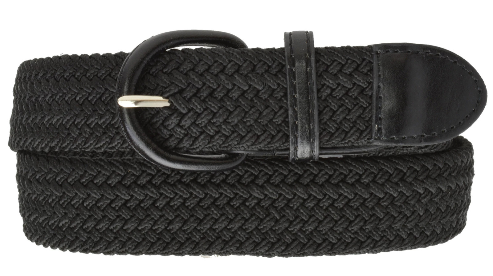 Men’s Elastic Stretch Belt Metal Buckle Casual Golf Jeans