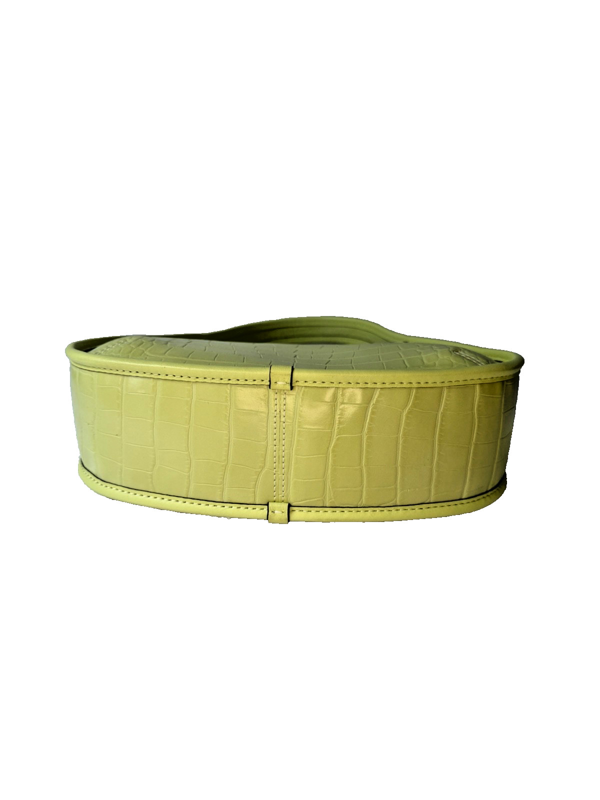 Coach Coachtopia Ergo Shoulder Bag Lime Green Croc Embossed Leather M2344-CT272