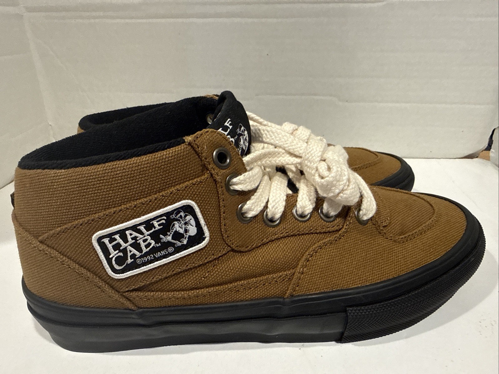 VANS SKATE HALF CAB SKATEBOARD SHOE GOLDEN BROWN [VN0007PG11D1] MENS SIZE 6.5