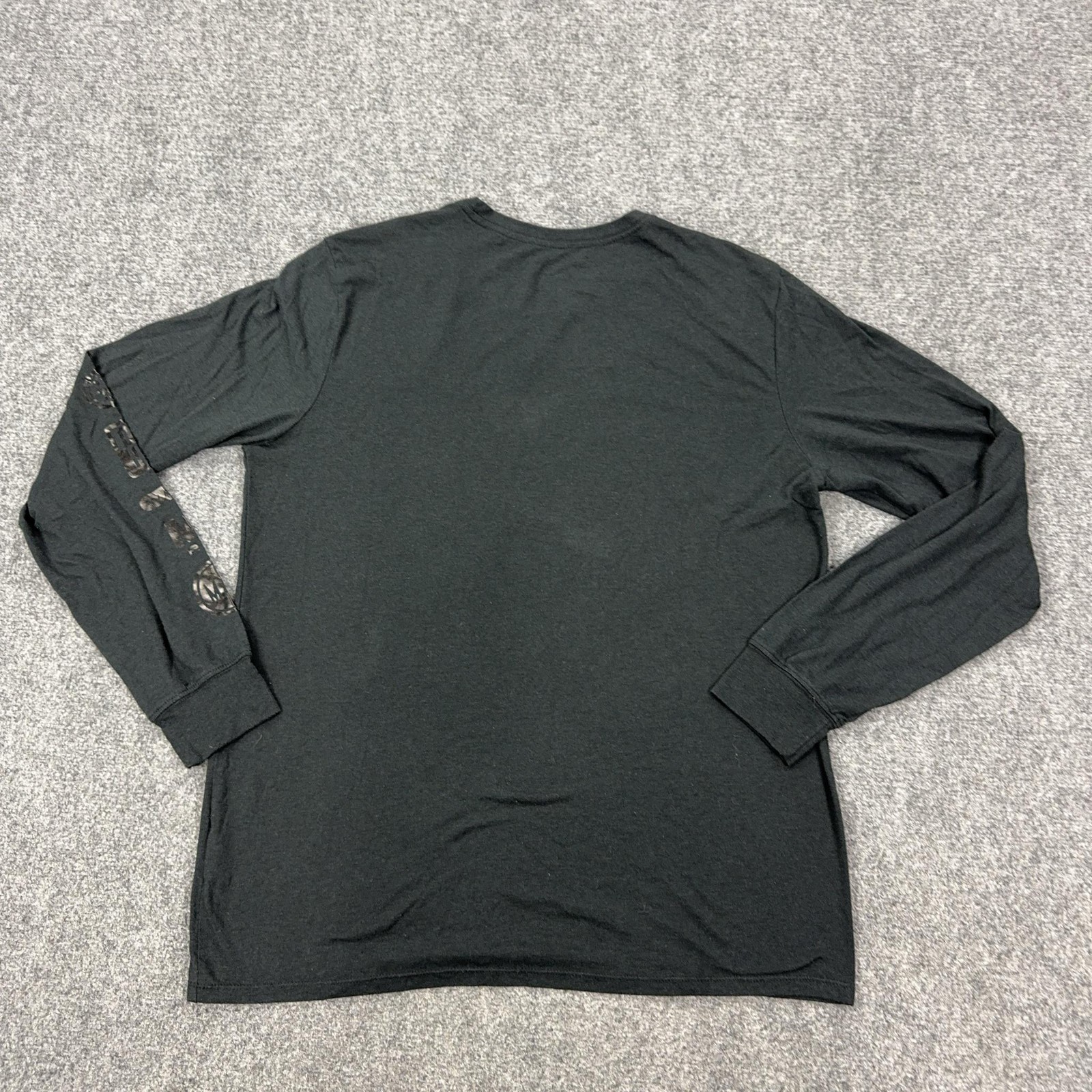 Nike Shirt Mens Large Black Air Logo Graphic Long Sleeve The Nike Tee Tagless