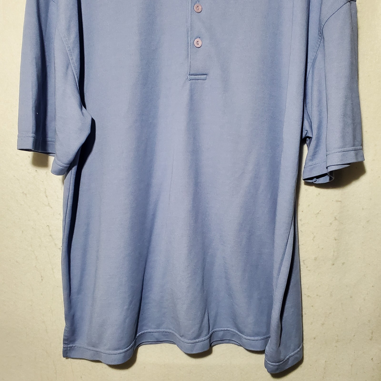 Burma Bibas Polo Shirt Men’s Large Blue Short Sleeve