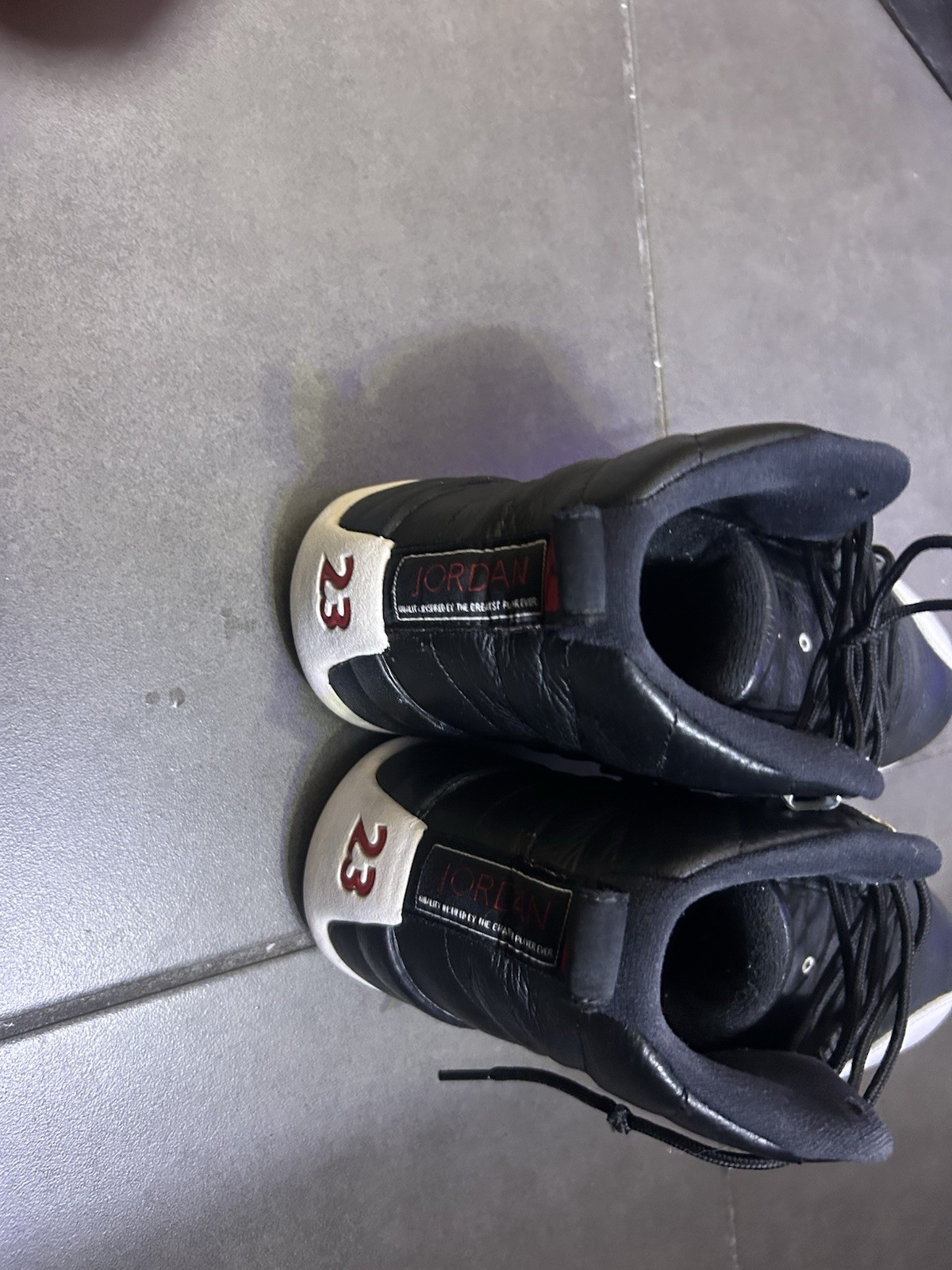 Jordan Air Jordan 12 Retro Playoff 2012 Black/White/Red High Top 130690-001