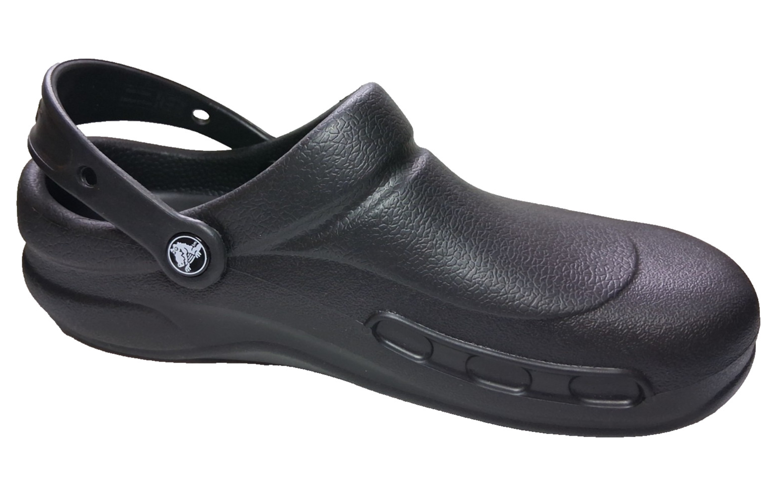 Crocs At Work Bistro Clog Black Unisex Size Womens 10/ 8 Mens EXCELLENT