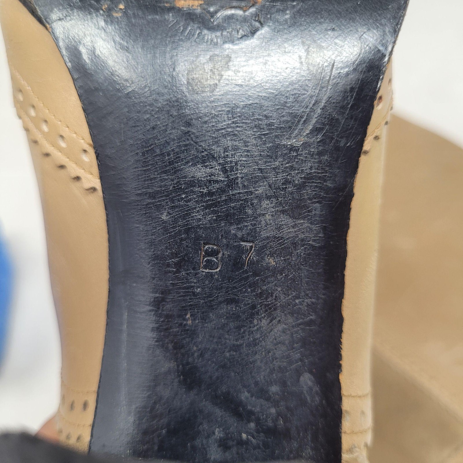 Vintage Yves Saint Laurent Boots 7 Tan Leather Suede Russian Collection 1976 70s