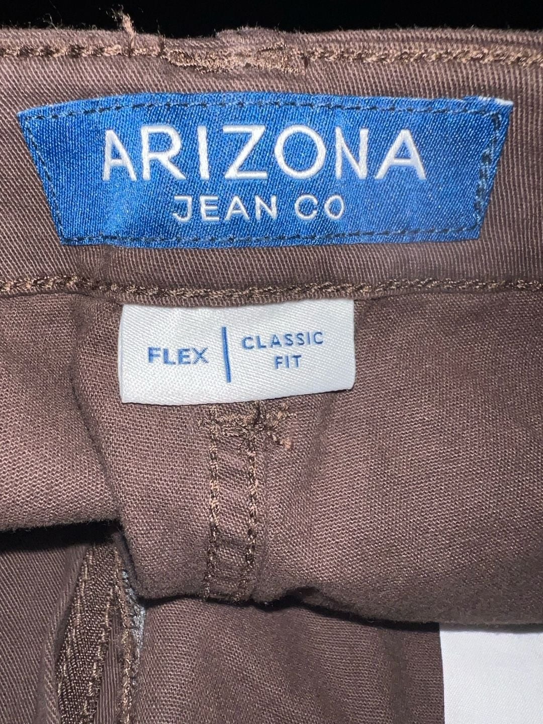 Arizona Jean Co. Men’s Flex Classic Fit Brown Cargo Shorts