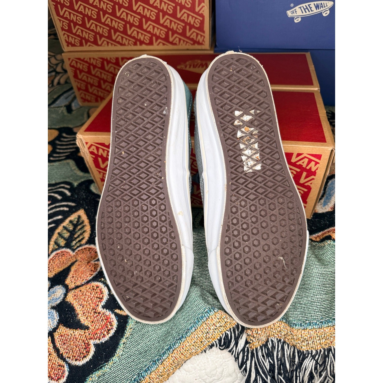 Gently Worn Lx Authentic 44 Kickdown Sashiko Forest Green Women 9.5/Men 8